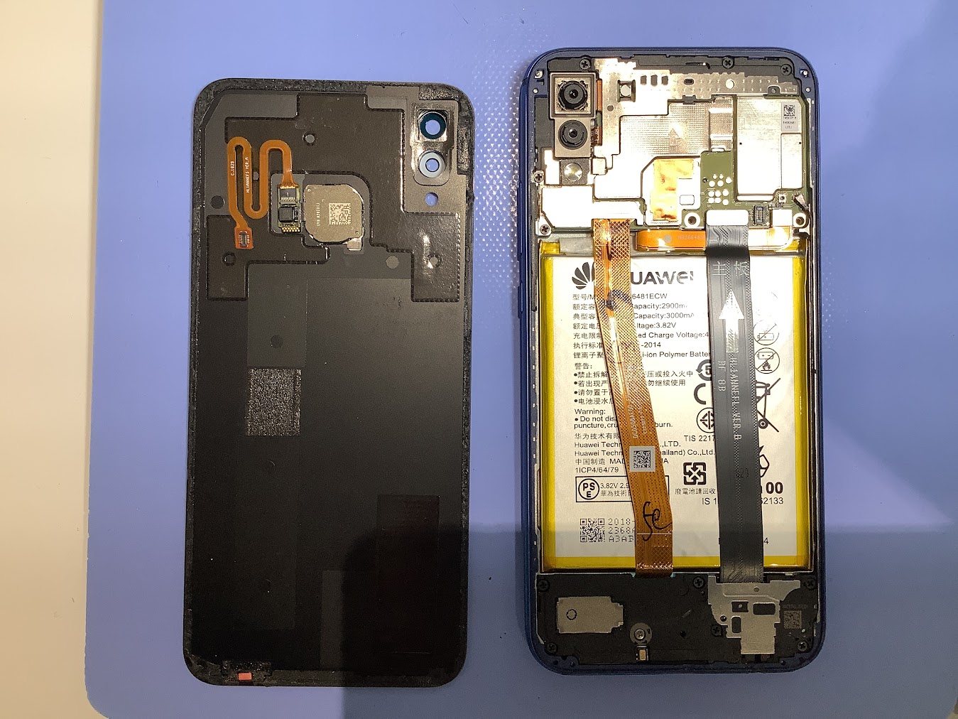 P20　liteのバッテリー交換ならデータそのまま・最短即日修理のスマホ修理工房ラザウォーク甲斐双葉店へ！